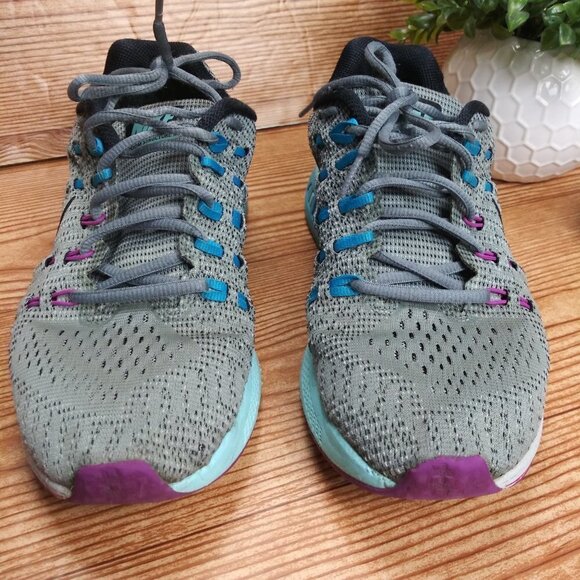 Nike Women's Air Zoom Structure 19 Gray Running Shoe sneakers size 9.5 - Picture 3 of 11